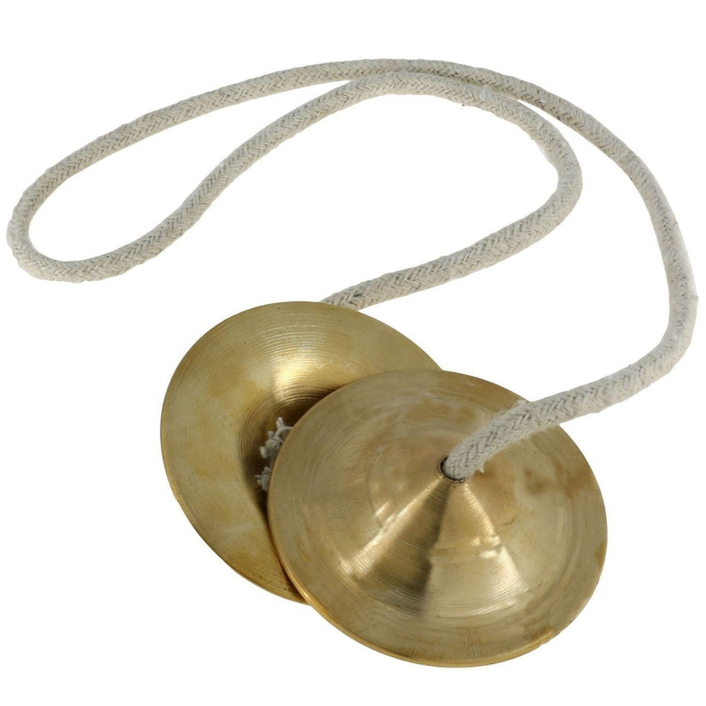 NEW "BRASS CYMBAL MANZEERA/ MANJIRA KIRTAN PERCUSSION MUSICAL INSTRUMENT
