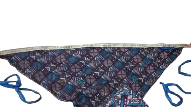 Set of 3 Soft cotton langota chocolaty, green and printed blue different print and design Handcrafted Traditional Yoga Workout Sports Underwear Banaras