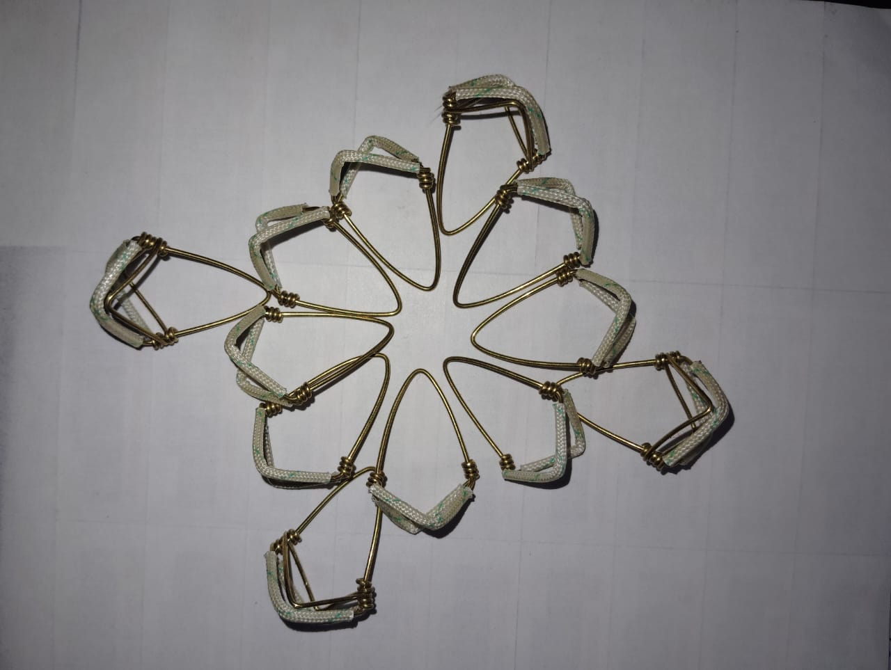 New 6 Pcs Iron+ 6 Brass single Wire Mizrab Mijrab Sitar Musical Instrument