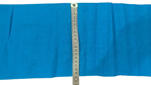 Blue Cotton Langota Koupean Traditional Outfits Yoga Sports Workout Handcrafted Banaras