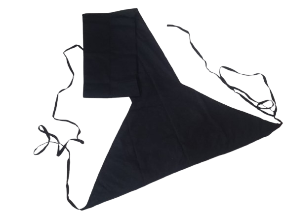 Black Cotton Langota Koupean Traditional Outfits Yoga Sports Workout Handcrafted Banaras