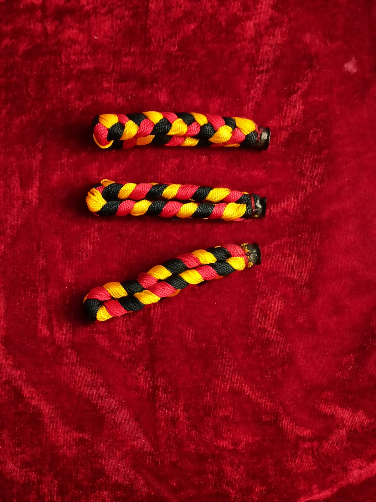 NEW SET OF 3  KAAL BHARAV ji WRIST BAND RELIGIOUS HINDU PUJA FASHION VASTU BANARAS