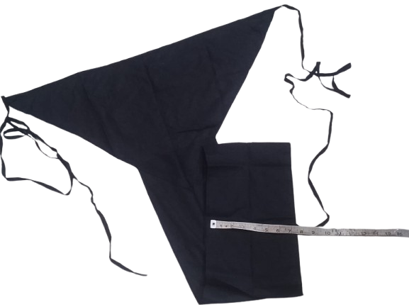 Black Cotton Langota Koupean Traditional Outfits Yoga Sports Workout Handcrafted Banaras