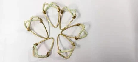 New 6 Pcs Iron+ 6 Brass single Wire Mizrab Mijrab Sitar Musical Instrument