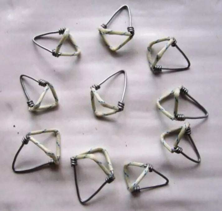 New 6 Pcs Iron+ 6 Brass single Wire Mizrab Mijrab Sitar Musical Instrument