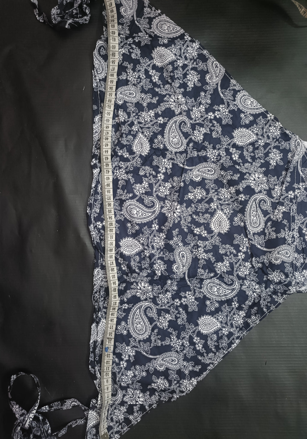 Soft Cotton Langota Dark blue and White for Female Yoga Workout Sport Traditional Koupean Lingerie