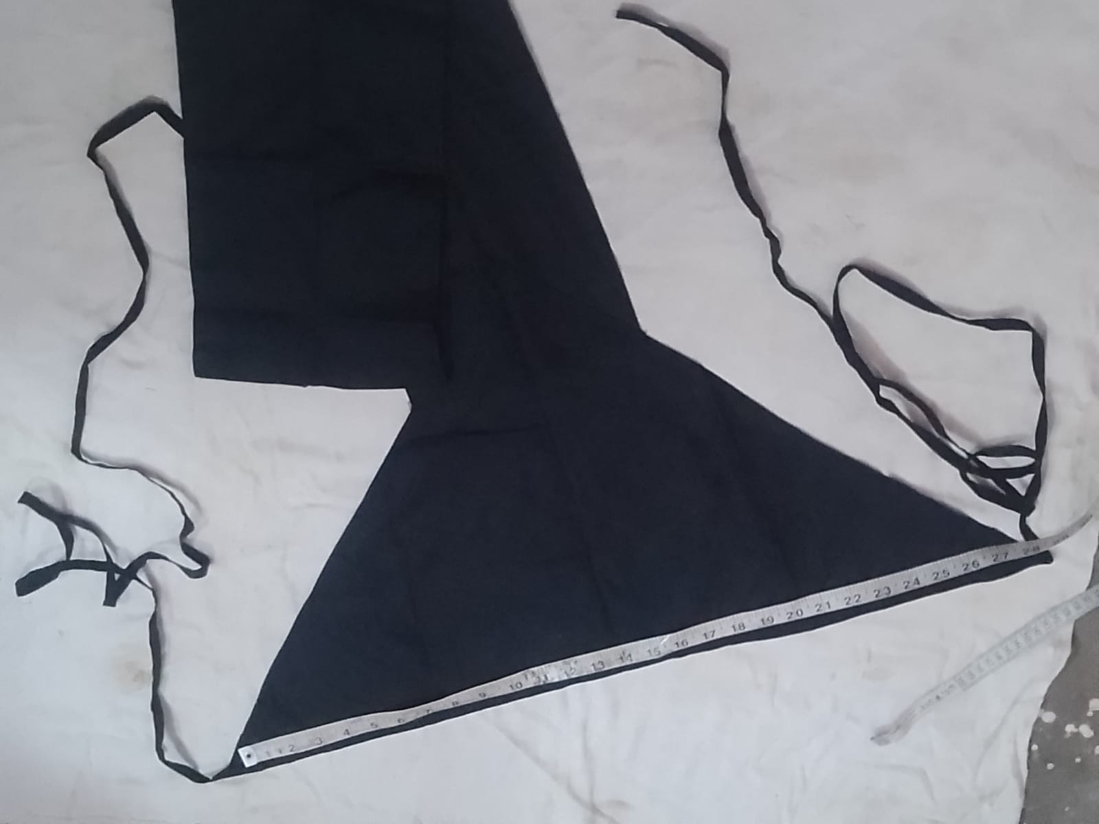 Black Cotton Langota Koupean Traditional Outfits Yoga Sports Workout Handcrafted Banaras