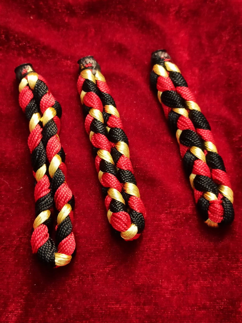 NEW 3 PCS WRIST BAND RELIGIOUS HINDU PUJA FASHION  KAAL BHARAV JI  VASTU BANARAS