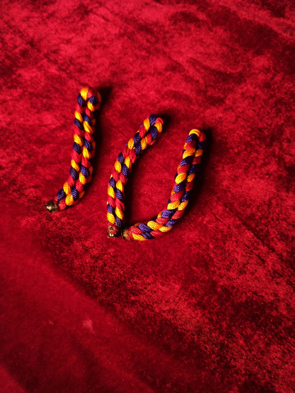 NEW 3 PCS KAAL BHARAV ji WRIST BAND RELIGIOUS HINDU PUJA FASHION VASTU BANARAS