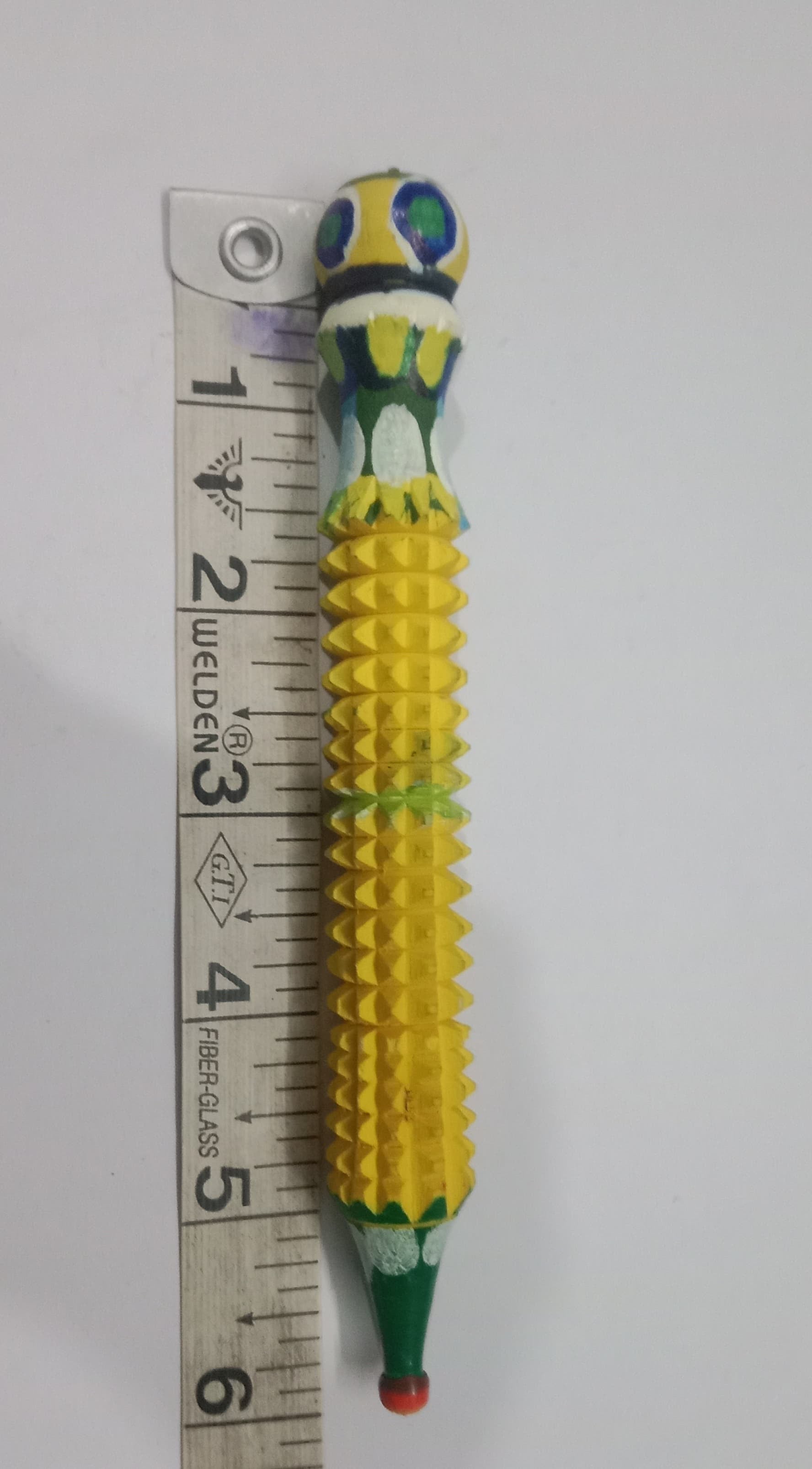 combo of  pen and plam Massager set 6 inches Manual Acupressure Handcrafted Body and Health Round Massager yellow,green and red