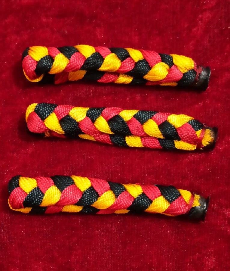 NEW SET OF 3  KAAL BHARAV ji WRIST BAND RELIGIOUS HINDU PUJA FASHION VASTU BANARAS