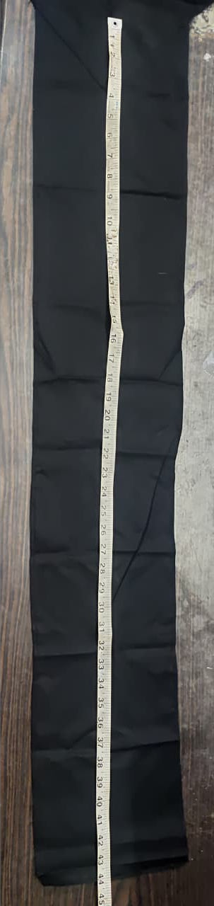 Black Cotton Langota Koupean Traditional Outfits Yoga Sports Workout Handcrafted Banaras