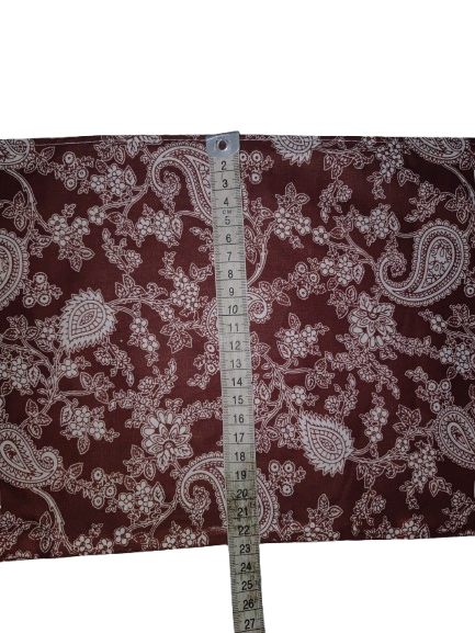 Printed Langota Soft Cotton Maroon and White For Female Sports Yoga Lingerie Workout Traditional Koupean