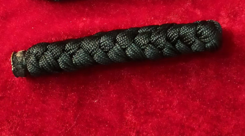 Religious cotton knitted wristband  SET OF 5 unisex BLACK  Banaras India  energisd in temple