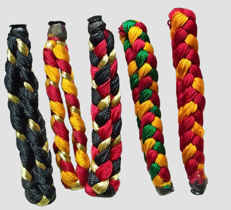 New Combo of 5 Wrist Band Hindu Religious Multicolor Kaal Bhairav Ji Band Pooja Banaras