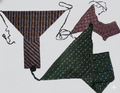 Set of 3 soft cotton langota brown, chocolaty and green different print and design Handcrafted Traditional Yoga Workout Sports Underwear Bananas