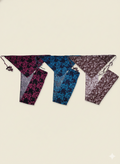 Set of 3 soft cotton langota black and pink, blue and black , printed maroon different print and design for Female Sports Yoga Lingerie Workout Traditional Koupean Bananas