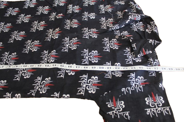 Mahakal Printed Cotton Kurta Religious Unisex Traditional Fashion
