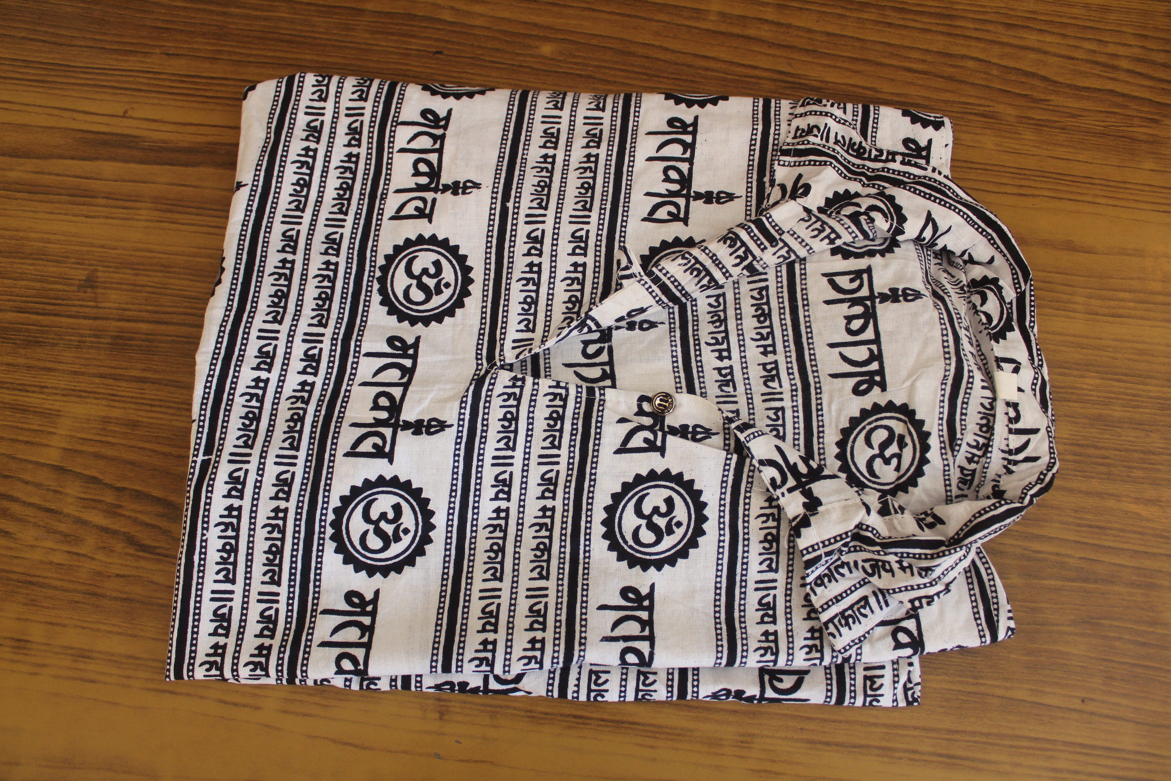 Mahakal Printed Cotton Kurta Religious Unisex Traditional Fashion  BanarasMahakal Printed Cotton Kurta Religious Unisex Traditional Fashion  Banaras