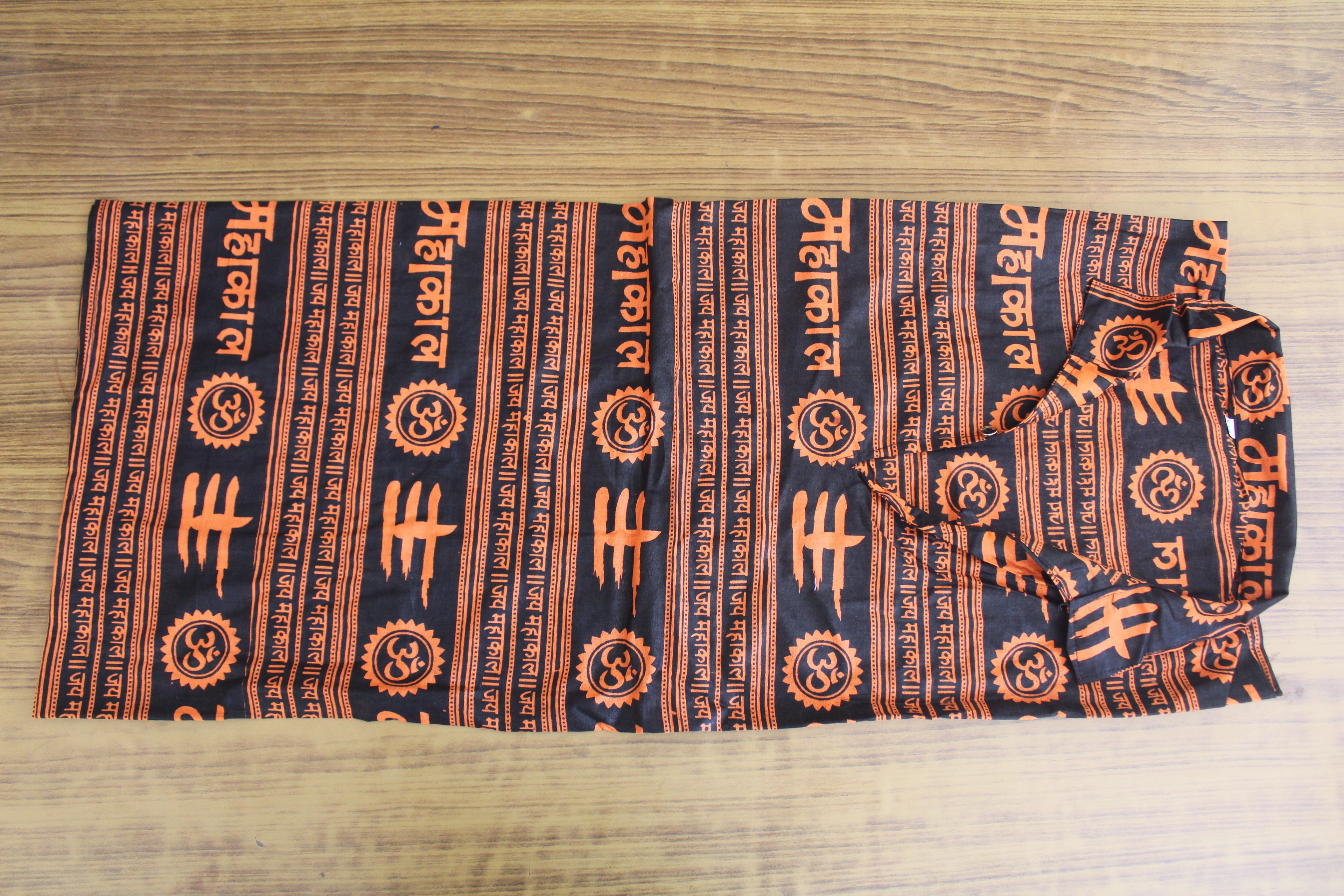 Mahakal Printed Cotton Kurta Religious Unisex Traditional Fashion  BanarasMahakal Printed Cotton Kurta Religious Unisex Traditional Fashion  Banaras