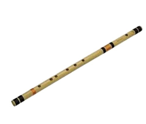 New Scale F Sharp 28" Bamboo Flute Bansuri Musical Handmade Instrument Natural Woodwind Set From Banaras