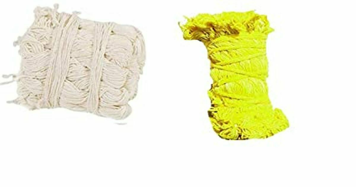 set of 2 yellow and white janeu thread traditional Hindu pooja puja Religious