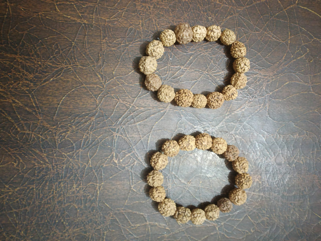 Set of 2 Rudraksha Bracelets Stylish Spiritual Wear Religious Hindu Faishon