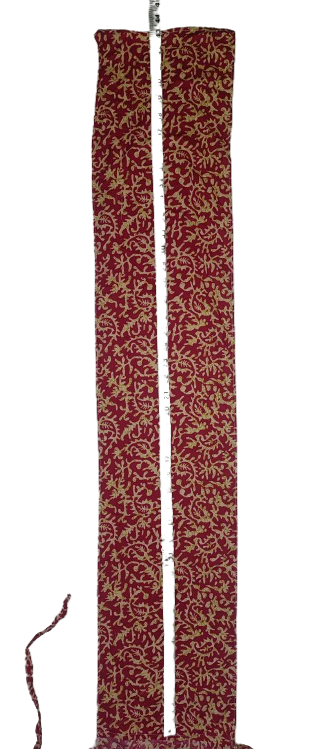 Printed Langota Soft Cotton Red and White  Sports Yoga  Workout Traditional Handcrafted Koupean Fashion Banaras