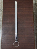 New 22" Chimta Musical Instrument Indian Steel Silver inch relaxing sound for musical Handcrafted Traditional Banaras