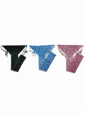 set of 3 soft cotton langota printed green, red and sky blue different print and design Handcrafted Traditional Yoga Workout sports Underwear Banaras