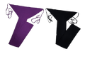 Pair of cotton Langota pink and black Handcrafted Traditional Yoga Workout Sports Underwear Banaras