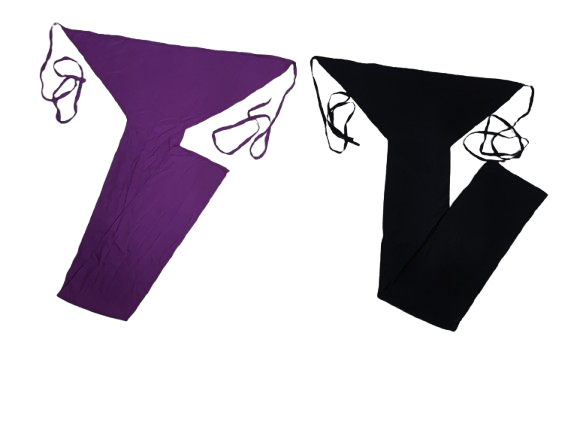 Pair of cotton Langota pink and black Handcrafted Traditional Yoga Workout Sports Underwear Banaras