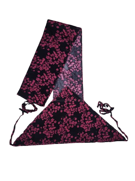 set of 3 soft cotton langota printed pink, navy blue and printed black and pink different print and design Handcrafted Traditional Yoga Workout Sports Underwear Banaras