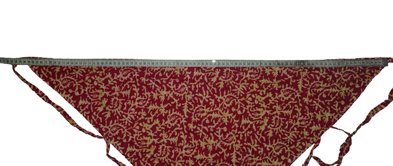 Printed Langota Soft Cotton Red and White  Sports Yoga  Workout Traditional Handcrafted Koupean Fashion Banaras