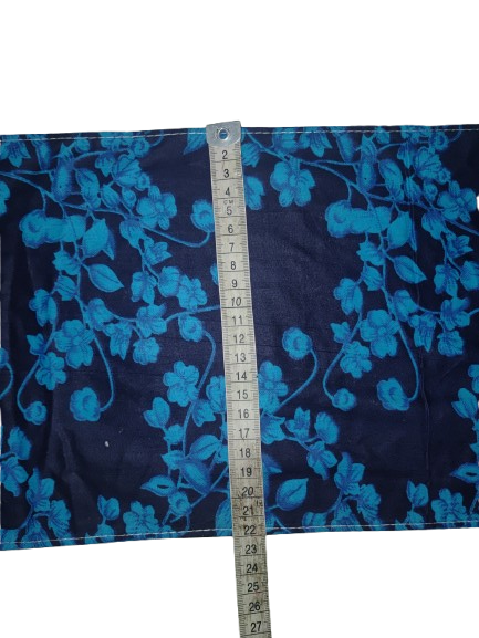 Blue and black  Cotton Yoga workout Traditional koupean Handcrafted Banaras
