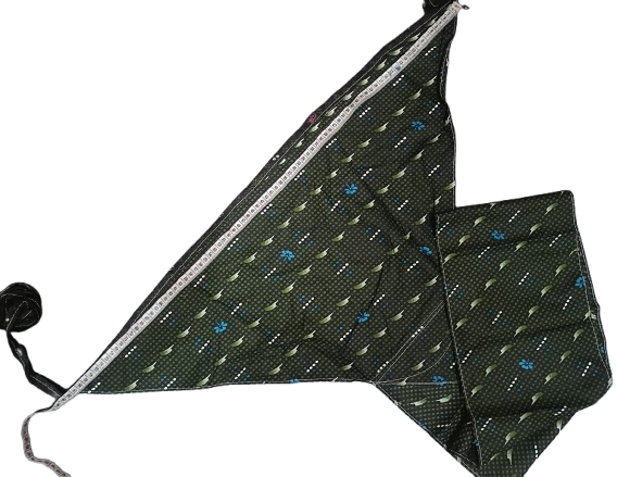 Set of 3 Soft cotton langota chocolaty, green and printed blue different print and design Handcrafted Traditional Yoga Workout Sports Underwear Banaras