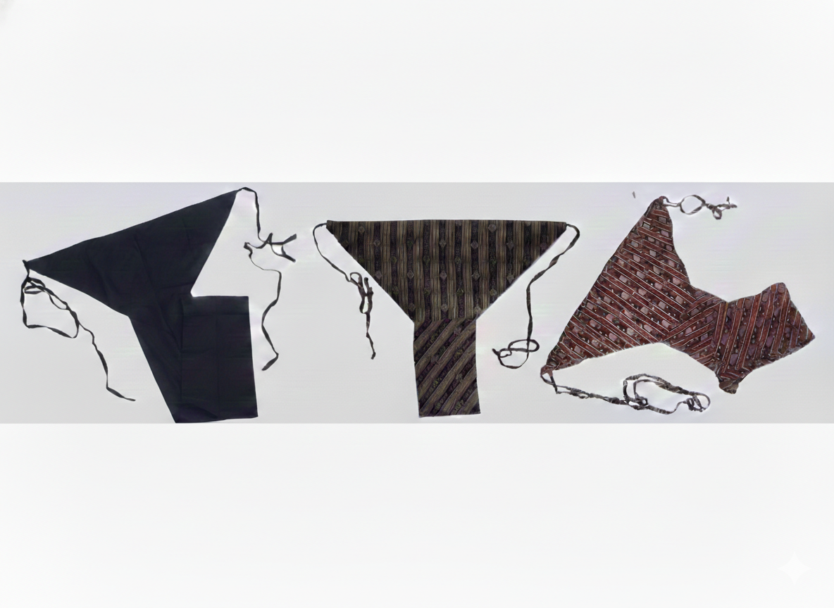 Set of 3 soft cotton langota black,browny and chocolaty different print and design Handcrafted Traditional Yoga Workout Sports Underwear Banaras