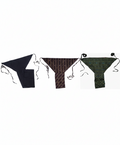 Set of 3 soft cotton langota black,browny and green different print and design Handcrafted Traditional Yoga Workout Sports Underwear Bananas
