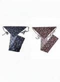 set of 2 soft cotton langota navy blue and printed  maroon for female Sports Yoga Lingerie Workout Traditional Koupean
