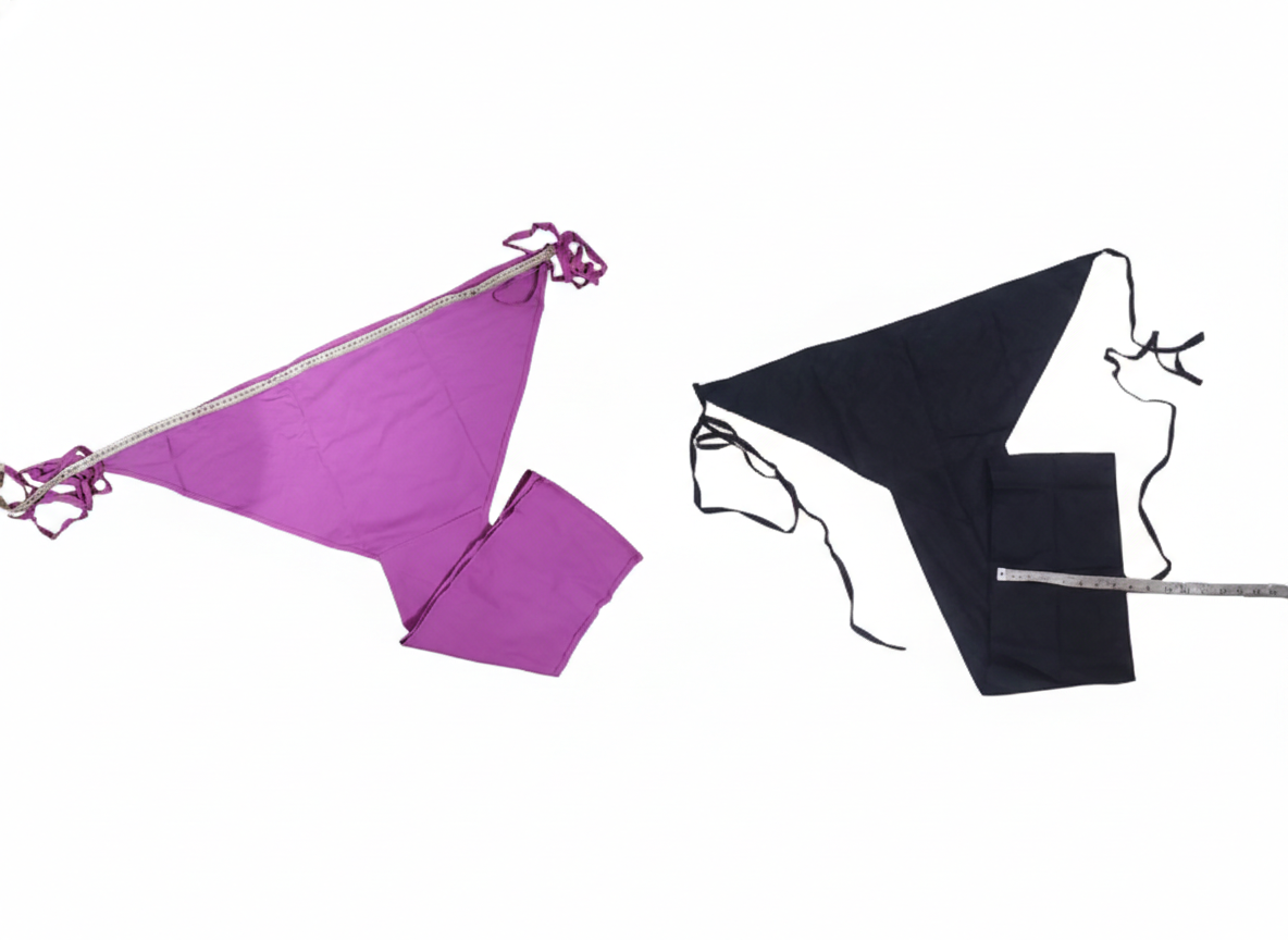 Pair of 2 cotton langota purple and black Handcrafted Traditional Yoga Workout Sports Designer Fashion Underwear Bananas
