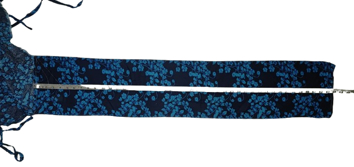 Blue and black  Cotton Yoga workout Traditional koupean Handcrafted Banaras