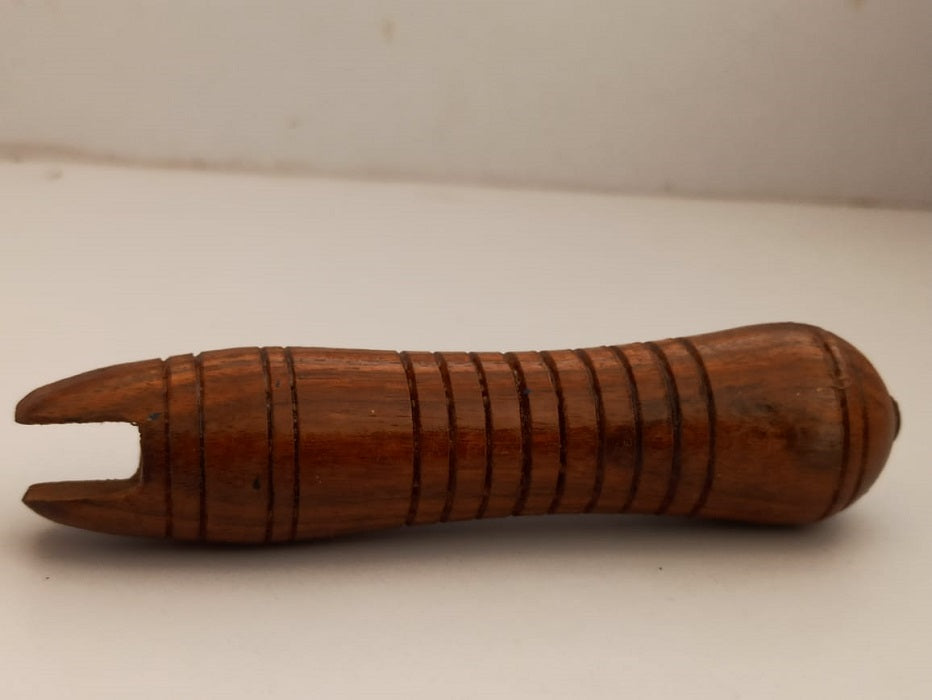 New Handmade wooden kanethi 4'' for sitar brown Handpolished  Handcarved classical musical instrument