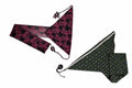 pair of soft cotton langota printed black and pink and green for female sports yoga Lingerie Workout Traditional Koupean