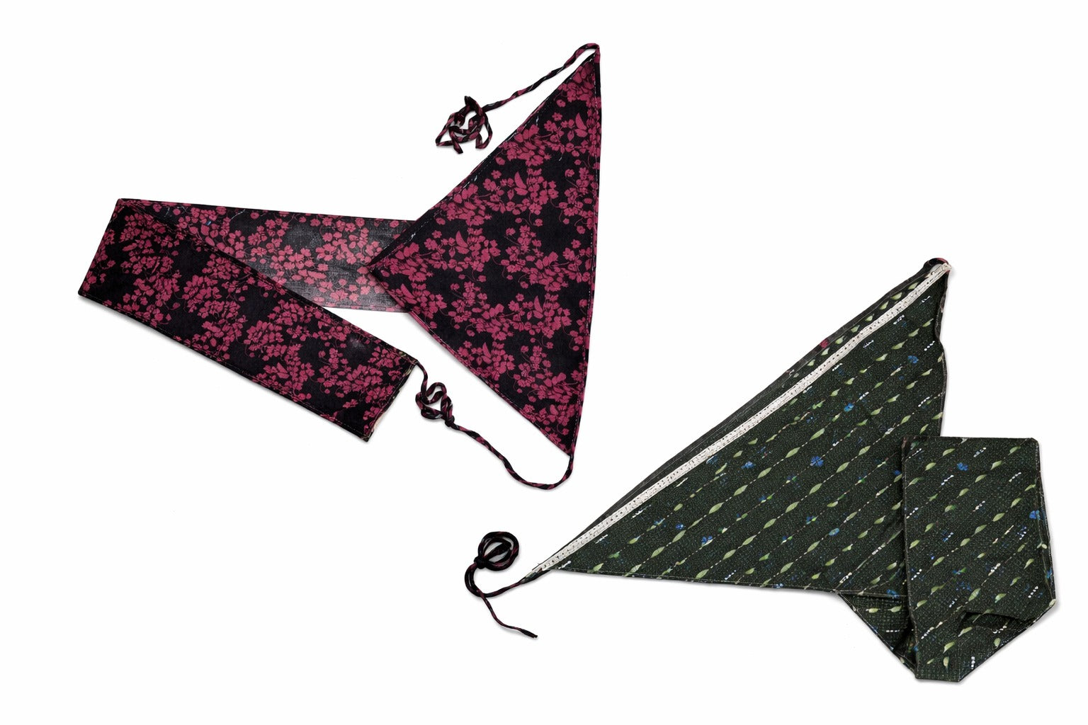 pair of soft cotton langota printed black and pink and green for female sports yoga Lingerie Workout Traditional Koupean