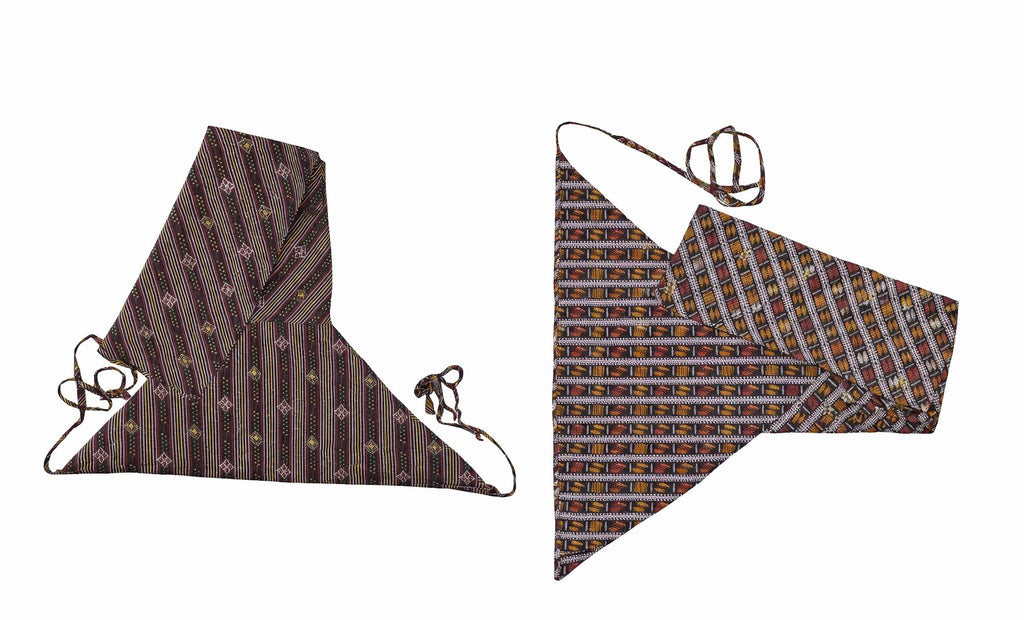 Pair of 2 cotton langota browny colour different print and design Handcrafted Traditional Yoga Workout Sports Underwear Banaras