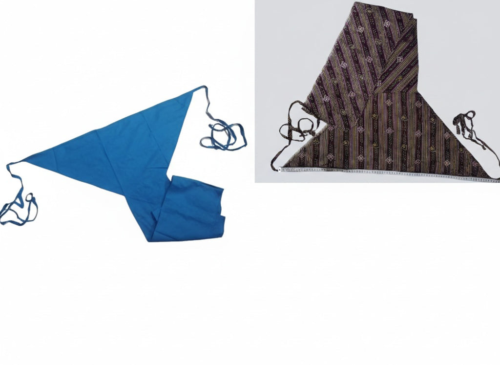 Pair of soft cotton Langota printed brown and blue different design Handcrafted Traditional Yoga Workout Sports Underwear Banaras