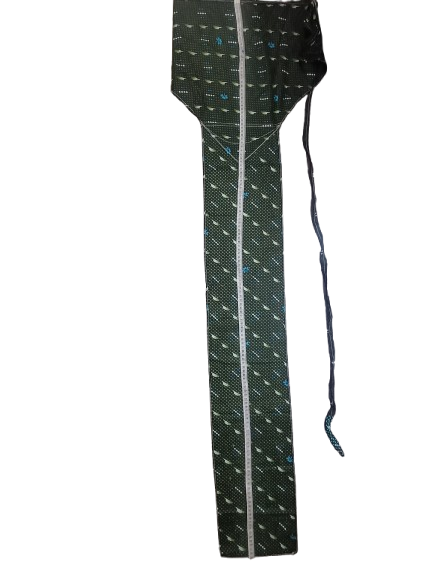 Green cotton langota printed yoga workout traditional Banaras Designer Handcrafted