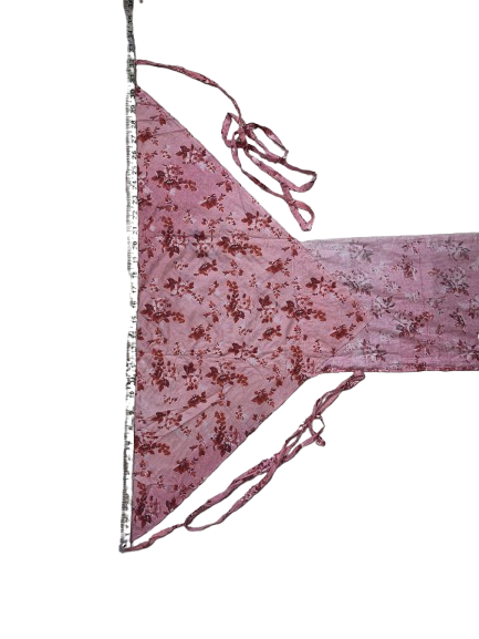 Cotton Light Pink Langota Handcrafted Traditional Yoga Workout Sports Designer Lingerie Underwear Banaras