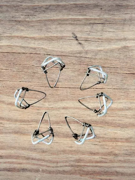 New  12 Pcs Double Wire Iron Mizrab Mijrab Professional Sitar Musical Instrument from Banaras