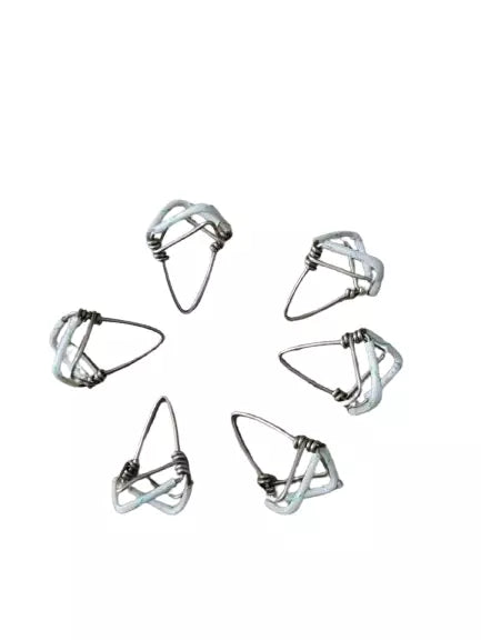 New  12 Pcs Double Wire Iron Mizrab Mijrab Professional Sitar Musical Instrument from Banaras